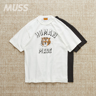 现货 HUMAN MADE GRAPHIC TEE 日产虎头竹节棉休闲短袖T恤 25AW