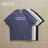 LIBERAIDERS 霜化做旧字母印花短袖 现货 LOGO TEE T恤 25AW