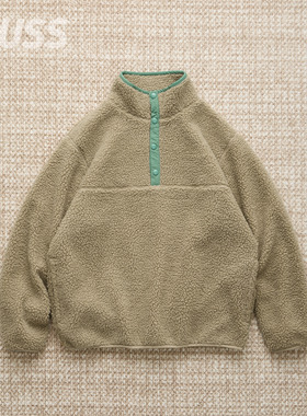 现货 WILDTHINGS BOA PULLOVER休闲户外摇粒绒套头立领卫衣中间层