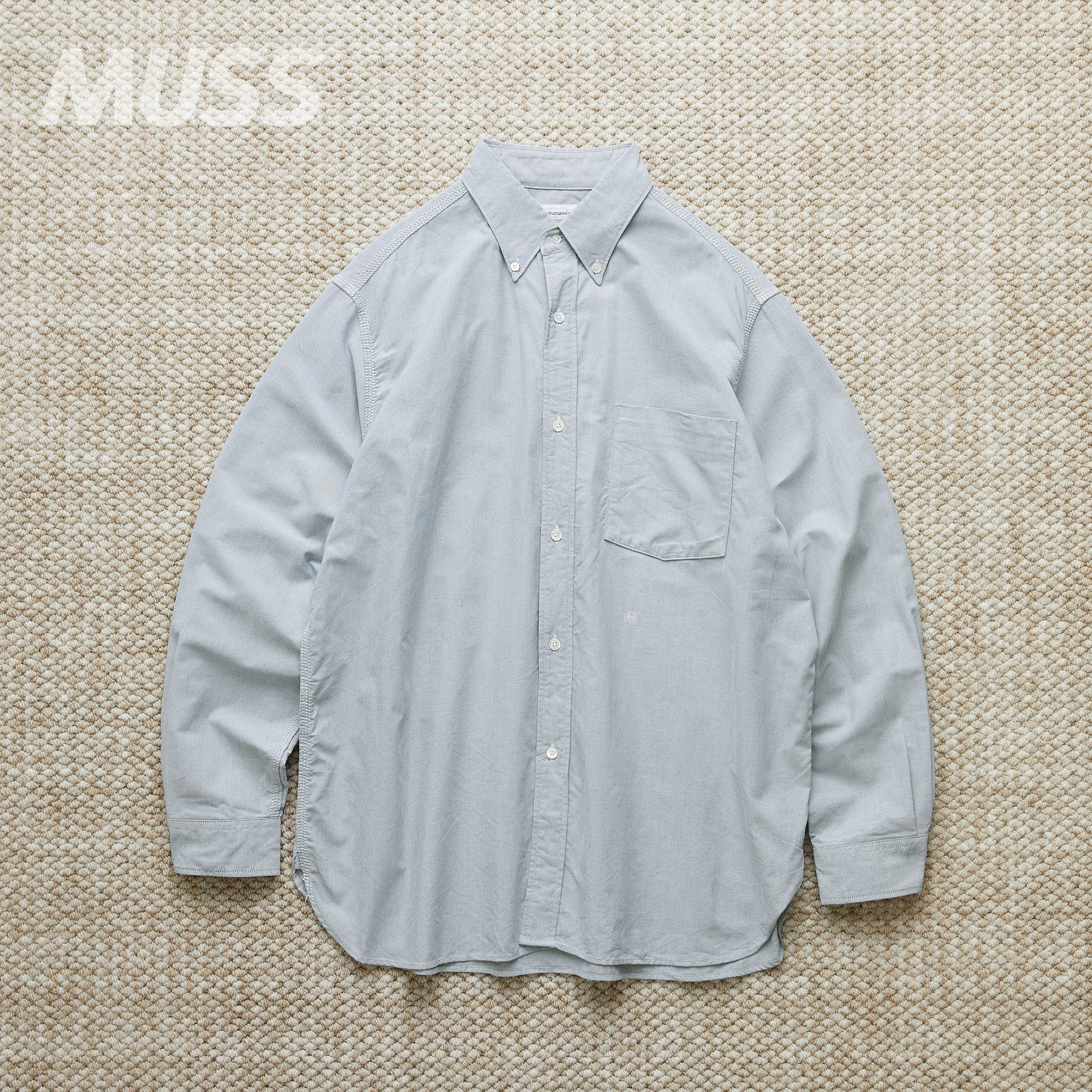 现货 NANAMICA BUTTON DOWN WIND SHIRT 日产牛津布复古衬衫 26SS图片
