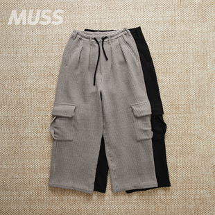 现货 ANCELLM WOOL CORDUROY CARGO 日产羊毛灯芯绒工装裤 25AW