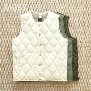 TAION VEST MILITARY DOWN 山系户外轻薄羽绒内胆马 BUTTON 现货