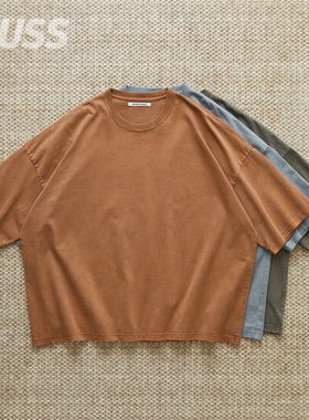 现货 SEVEN BY SEVEN HEAVY WEIGHT BIG 日产成衣染褪做旧T恤24SS
