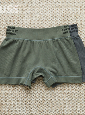 现货 N.HOOLYWOOD UNDERPANTS 轻质透气尼龙弹力平角裤内裤 25AW