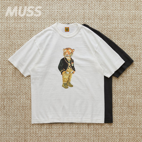 HUMANMADE日产绘画休闲短袖T恤