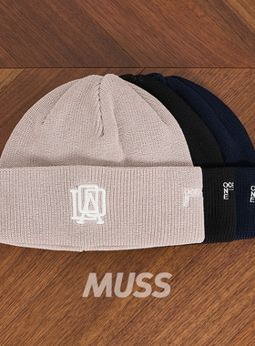 现货 NANAMICA OOAL KNIT CAP 日产混纺LOGO刺绣休闲冷帽针织帽