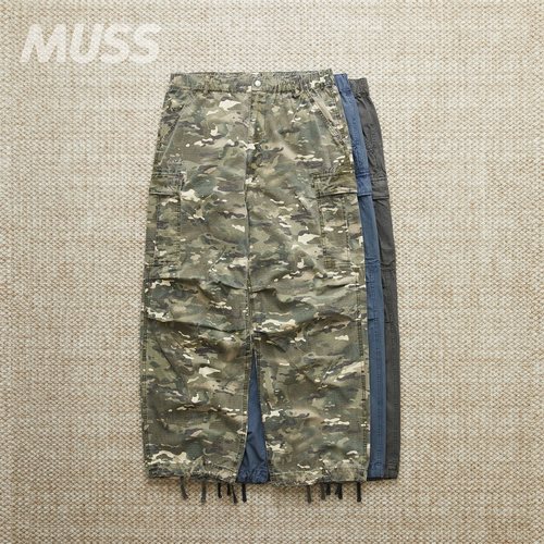 WILDTHINGS户外防撕裂做旧工装裤