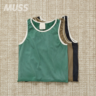 WASH TANK TOP 25SS 现货 日产复古水洗褶皱背心 REFOMED