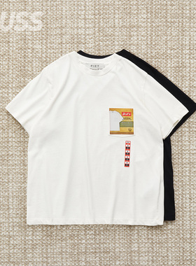 现货 PIET BRAND NEW TEE 巴西产恶搞转印贴标口袋短袖T恤 25SS
