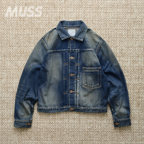 现货 ROTOL DOUBLE SEAM DUCK JKT 日产水洗缝线牛仔夹克外套25SS