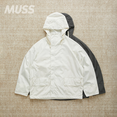 现货 NANAMICA HOODED DECK JACKET 宽松休闲连帽甲板夹克外套