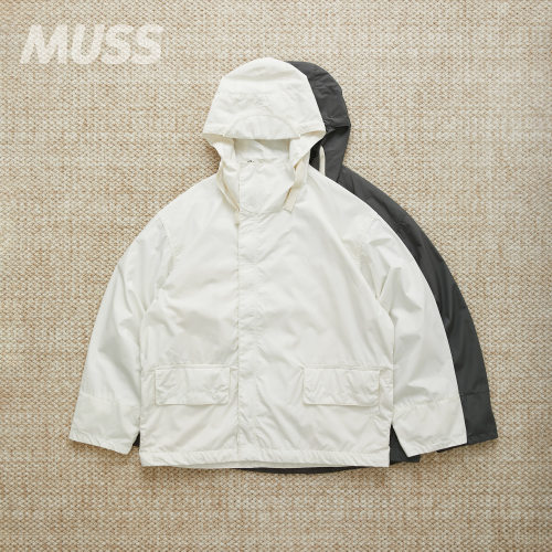 现货 NANAMICA HOODED DECK JACKET 宽松休闲连帽甲板夹克外套