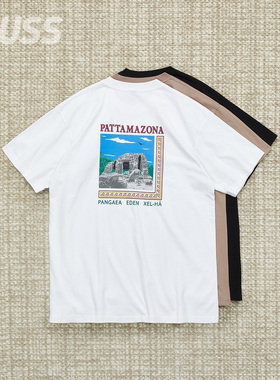 现货 PATTA PATTAMAZONA TEE 艺术绘画印花针织棉休闲短袖T恤