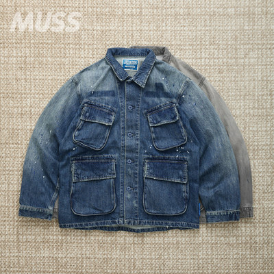 LIBERAIDERS水洗军事复古夹克