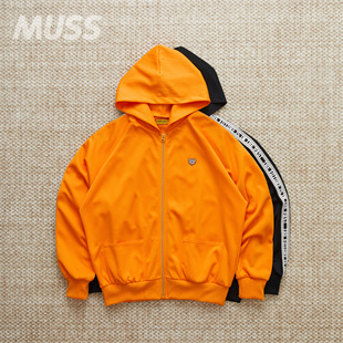 ZIP MADE HOODIE 25AW 现货 复古条纹拼接连帽拉链卫衣 HUMAN