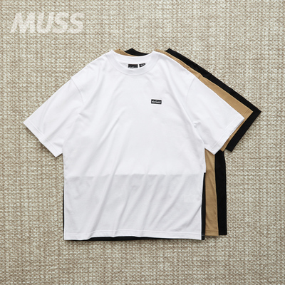 WILDTHINGS绣标拼接口袋休闲短袖