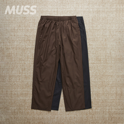 GRAMICCI磨毛棉宽松复古直筒裤