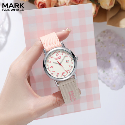 马克华菲男女款手表学生初高中2026新款初中女生考试专用石英机械