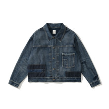 Army Logic 25SS 春夏牛仔外套男拼布设计宽松简约时尚感外套