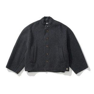 秋冬复古毛呢简约宽松休闲外套 25FW Army Logic