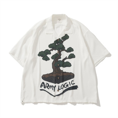 ArmyLogic宽松短袖衬衫