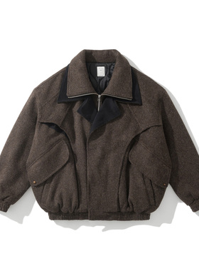 Army Logic 25FW 秋冬复古翻领大口袋宽松休闲外套