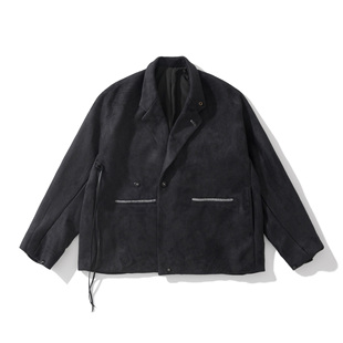 Army Logic 25FW 秋冬纯色西装翻领抽宽松外套