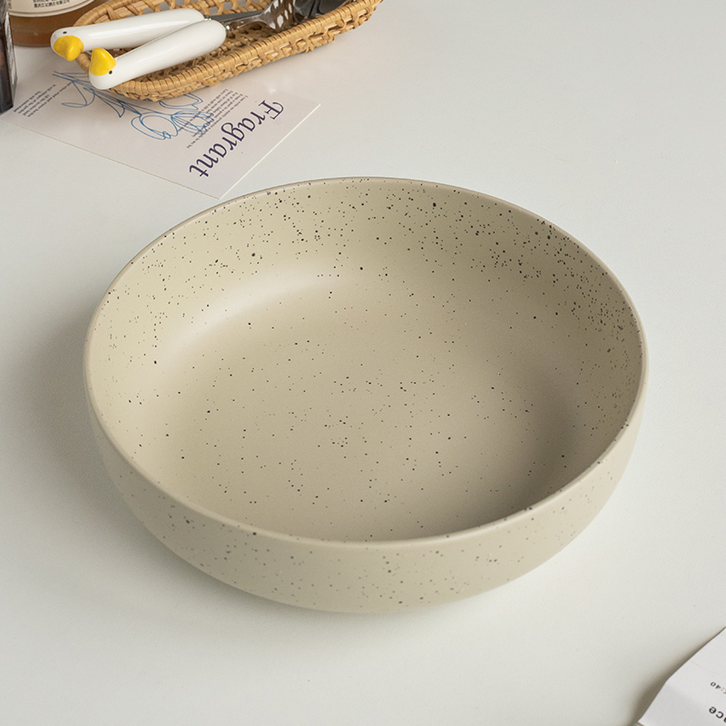 〖质感绝绝子！〗ins泼墨沙拉碗