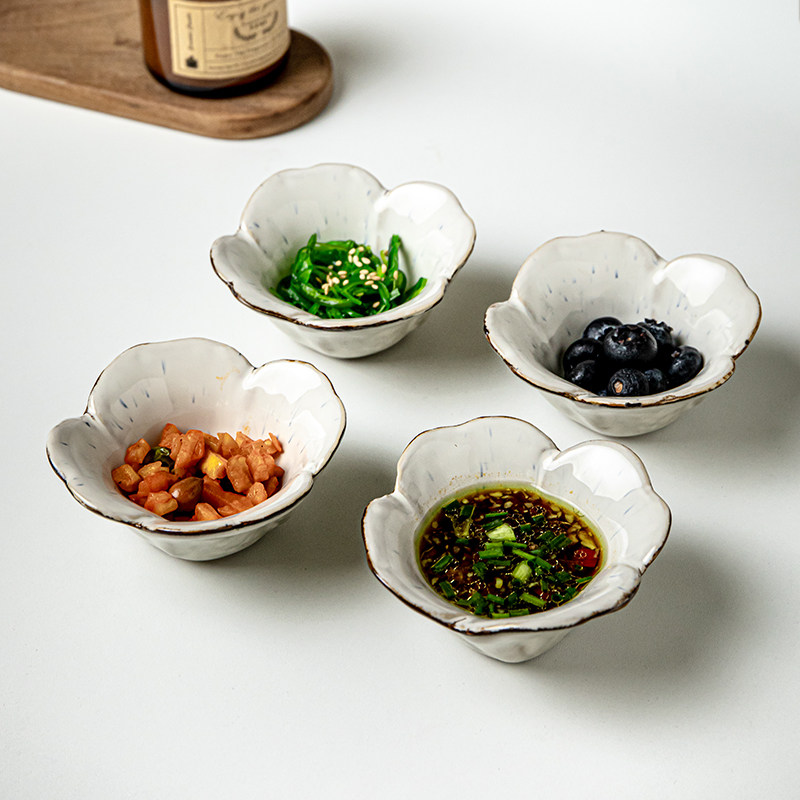 芦苇〖复古花瓣边〗3.5英寸陶瓷味碟醋碟家用烤肉碟火锅蘸料碟,餐饮具,碟,淘宝优惠券,粉丝福利购,淘宝优惠卷