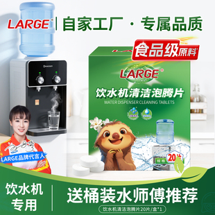 LARGE饮水机专用清洗剂去异味除菌除垢神器食品级清洁剂泡腾片
