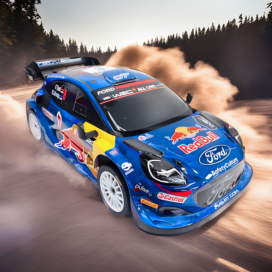 cen racing1/8仿真福特m-sport wrc rally1拉力车rc遥控模型车rtr