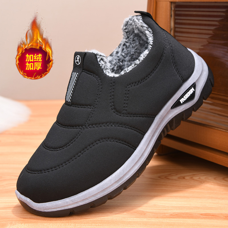 棉鞋女款冬季加绒加厚防滑休闲鞋