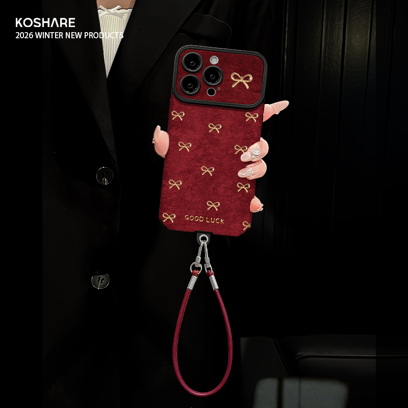 适用于reno14大视窗蝴蝶结手机壳