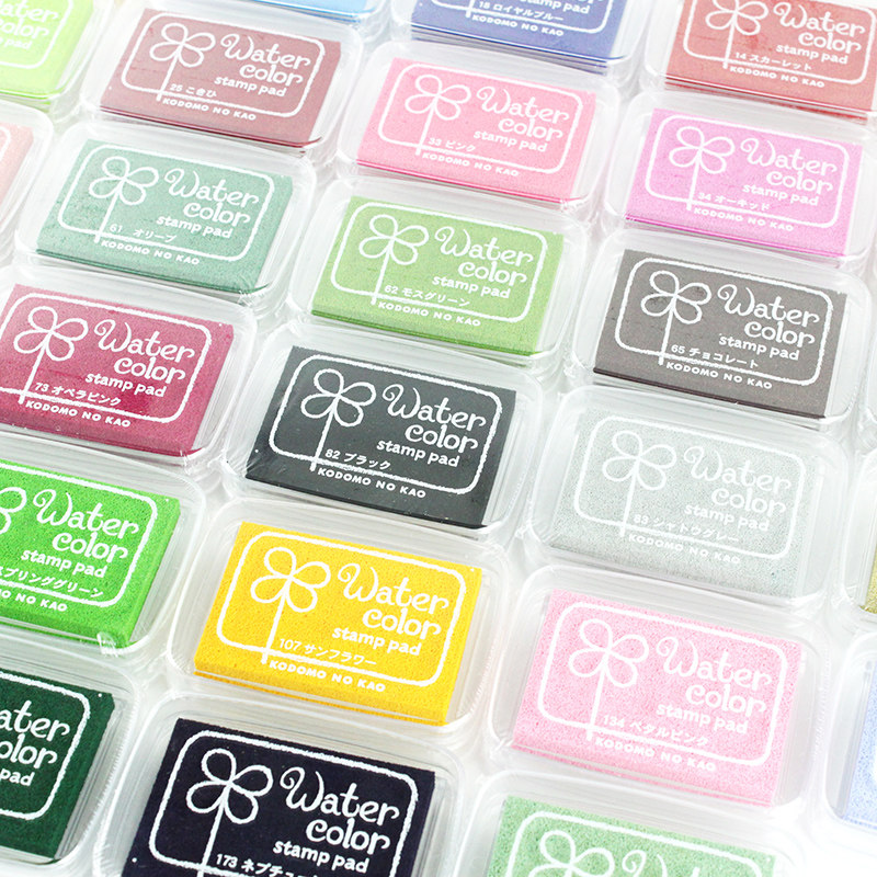 日本KODOMO NO KAO/童颜水性印泥 Water col