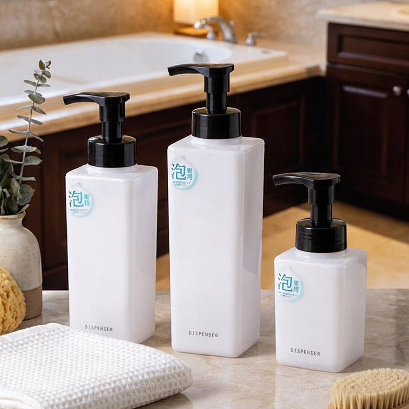 日本进口asvel 洗面奶按压起泡瓶免手打慕斯分装瓶洗手液沐浴乳液