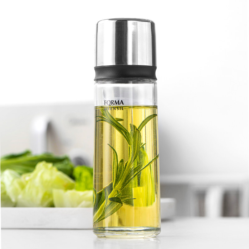 ASVEL 油壶玻璃油罐带盖厨房家用油瓶酱油醋调料瓶醋油罐壶不挂油