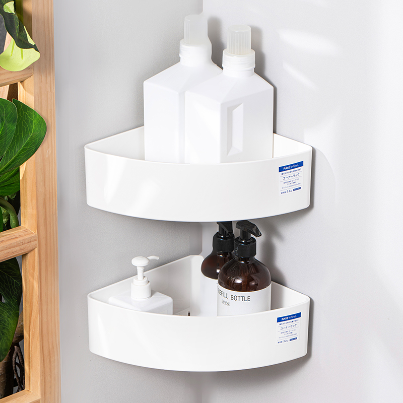 asvel免打孔磁吸树脂沥水收纳盒