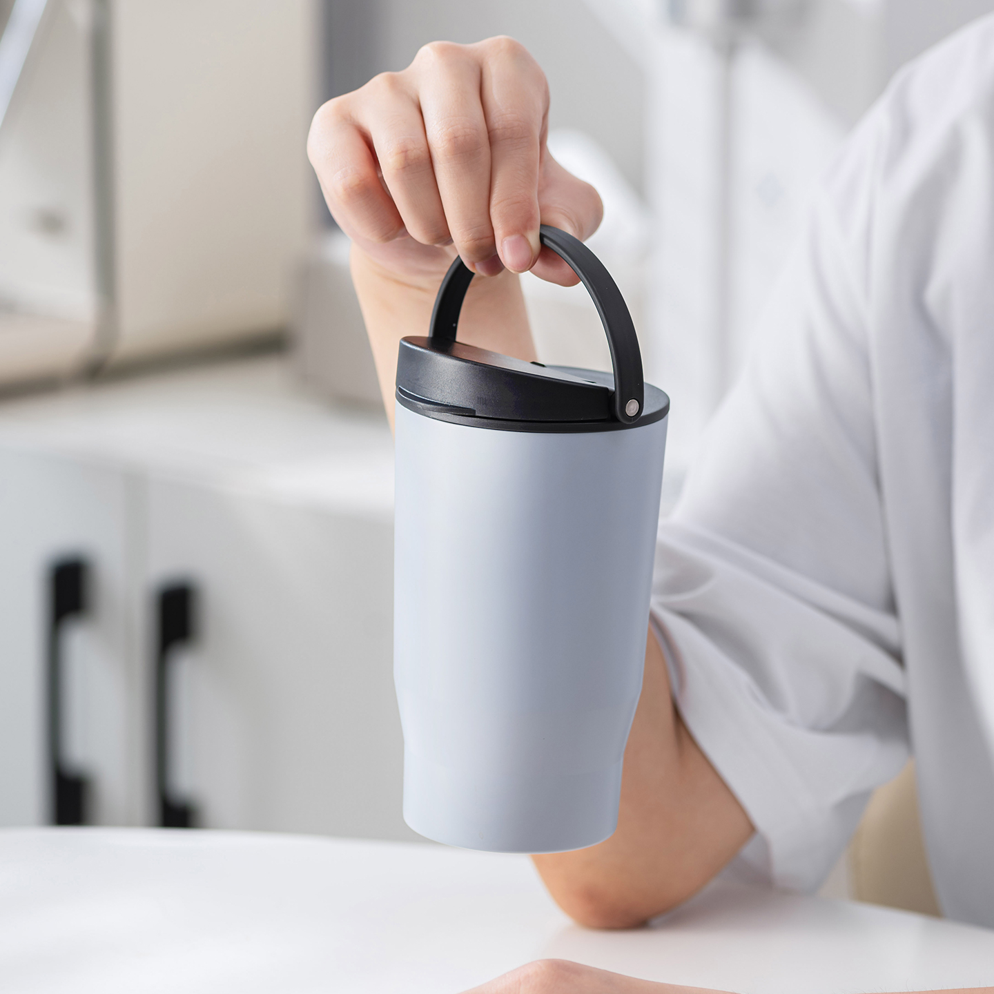 ASVEL陶瓷内胆保冷保温咖啡杯