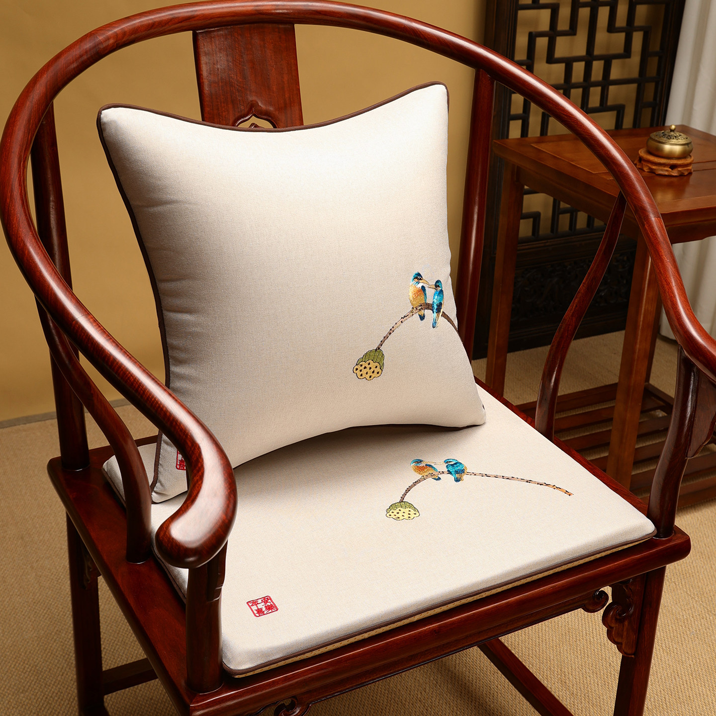 新款乳胶坐垫实木椅子垫可拆洗餐椅垫定做茶椅子坐垫防滑圈椅垫子,居家布艺,椅垫,淘宝优惠券,粉丝福利购,淘宝优惠卷