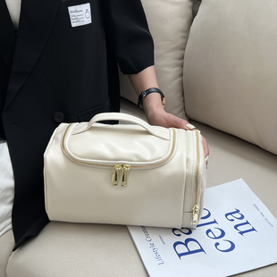 韩国化妆包女2026新款便携式分区收纳外出小型化妆品收纳轻便防水