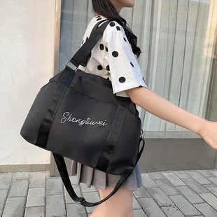 行李包短途简约便携单肩手提旅行包两用大容量特大号健身房运动包