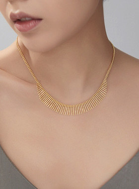 adhora流苏法式优雅项链女锁骨链高级感设计款生日礼物