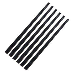 商用饭店餐厅酒店防滑合金筷子消毒机专用黑色筷子100双批发包邮