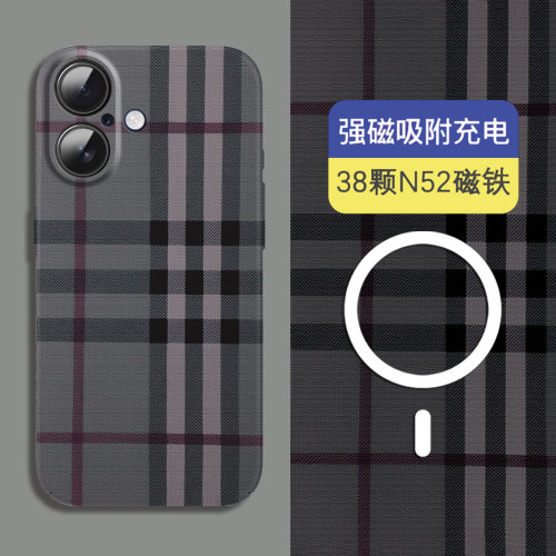 适用iPhone17磁吸夜光全包硬壳