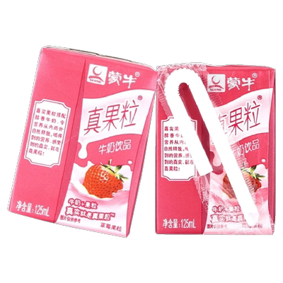 蒙牛小真果粒牛奶饮品125ml*20盒