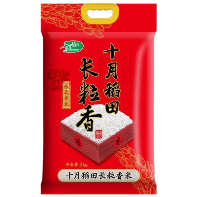 十月稻田长粒香大米5kg