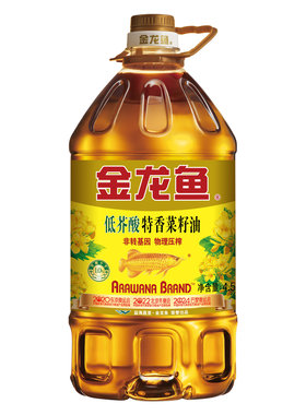 金龙鱼低芥酸特香菜籽油4.5L