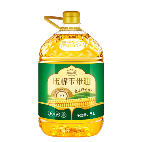 福益德压榨玉米油桶装5L