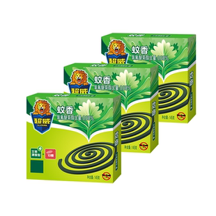qyg 超威艾草清香型蚊香 共30圈 3盒 145g
