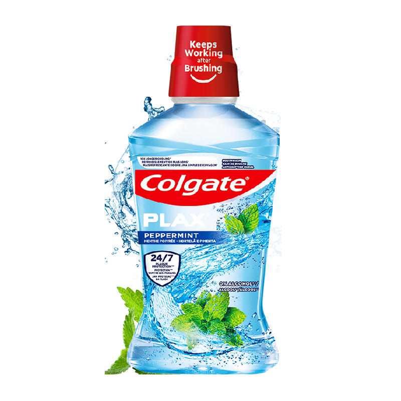 高露洁酷爽薄荷漱口水 500ml*1瓶【88VIP】